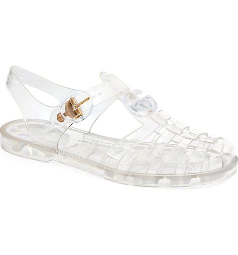 gucci ladies sandals price|gucci clear jelly sandals.